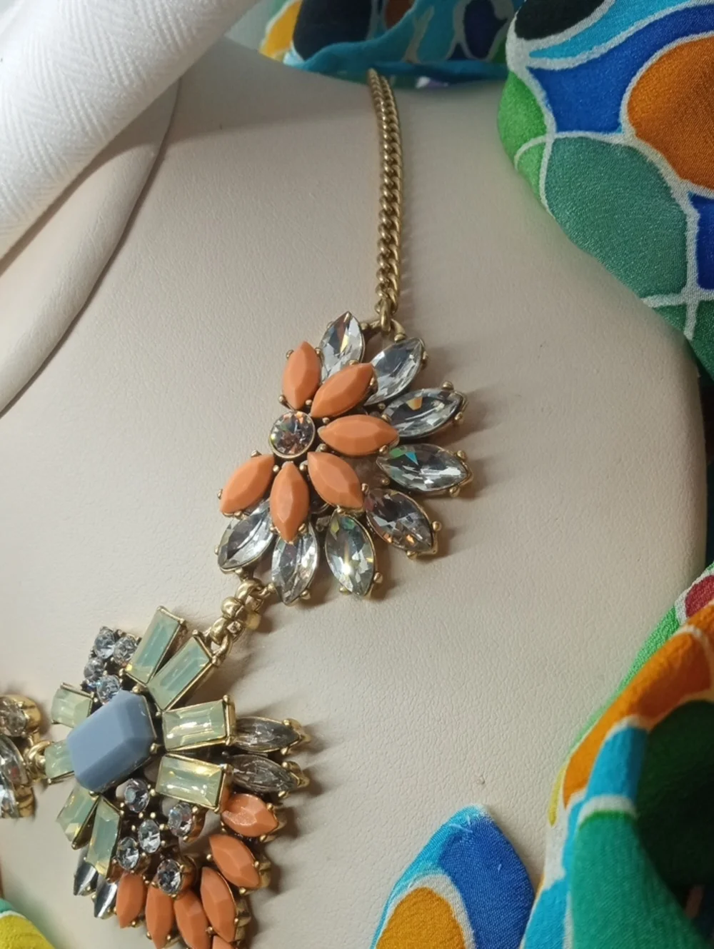 J.CREW DESIGNER FAN NECKLACE